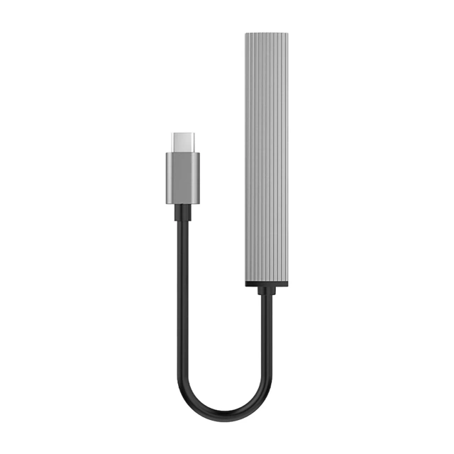 Hub USB-C Orico AH-13 4w1 1x USB 3.0 + 3x USB 2.0 Szary Aluminiowy
