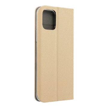 SENSITIVE Book Case for Samsung Galaxy S25 Plus Gold Stand