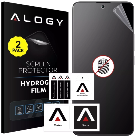 2x Folia "MATOWA" do Xiaomi 12 / 12X Hydrożelowa Alogy HydroSkin Matte Pro™ na ekran do etui "BEZ ODCISKU PALCÓW"
