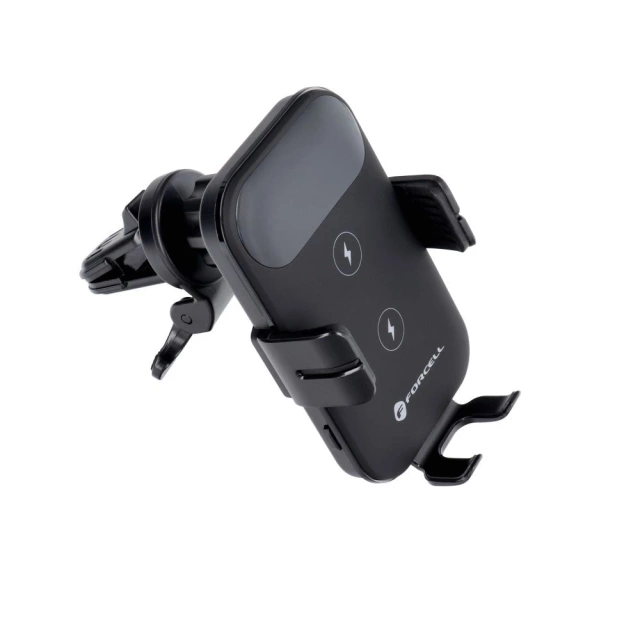 Автомобільний зарядний пристрій FORCELL F-GRIP HS4 Induction 15W чорний