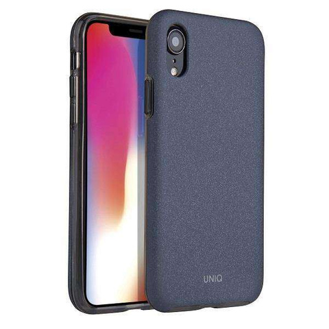 UNIQ etui Lithos iPhone Xr niebieski /azúrová modrá