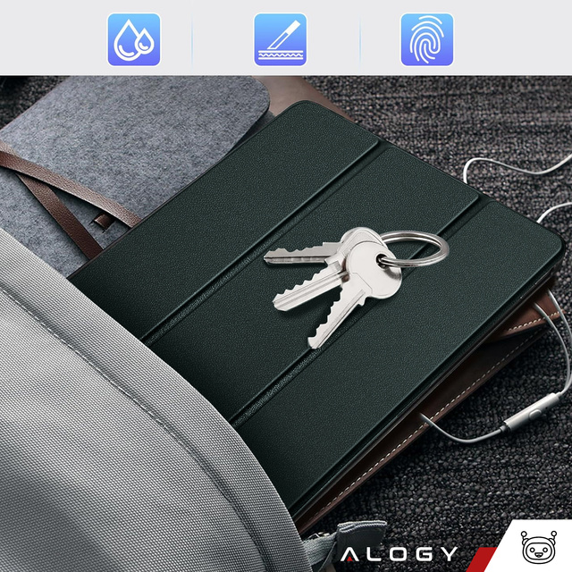 Puzdro pre Lenovo Tab M11 10,95" TB330FU / TB330XU / TB331FC Book Case Cover s chlopňou krytu puzdra Alogy Zielone Stylus