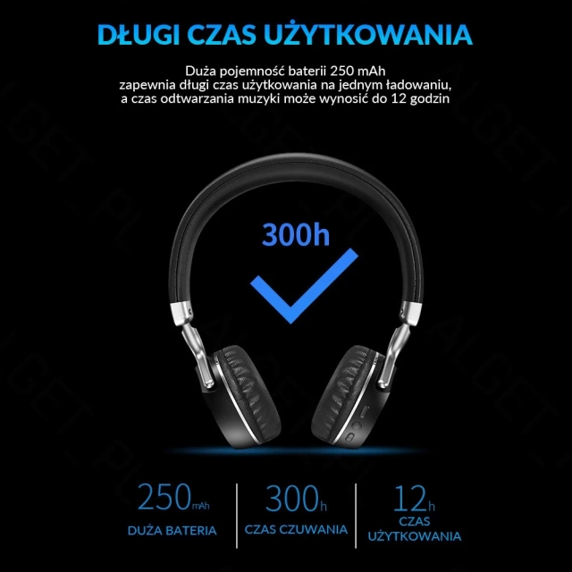 Бездротові навушники ROCK SPACE S9 HiFi Red