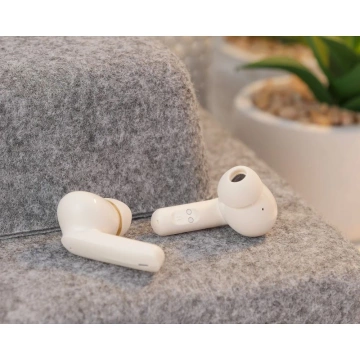 HOCO TWS EQ6 Wireless Bluetooth Headphones Charging Case White