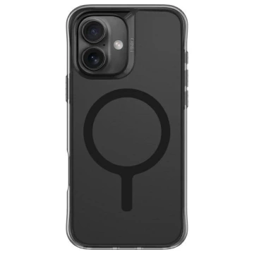 Etui UNIQ LifePro Xtreme do iPhone 16 6,1" Magclick Charging Czarny/Frost Smoke
