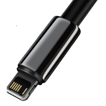 Baseus Tungsten USB - Lightning kabel 2,4 A 2 m černý (CALWJ-A01)