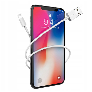 Kabel 2m Lightning do USB-A USB do Apple iPhone, iPad, iPod BOX Biały