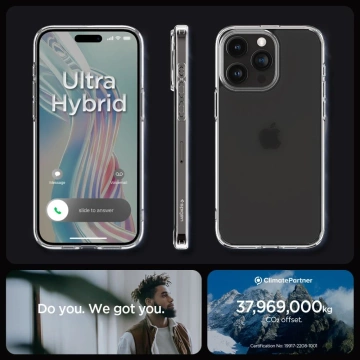 Etui Spigen Ultra Hybrid для Apple iPhone 15 Pro Frost Clear