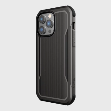 Puzdro Raptic Fort na iPhone 14 Pro s pancierovým krytom MagSafe čierne