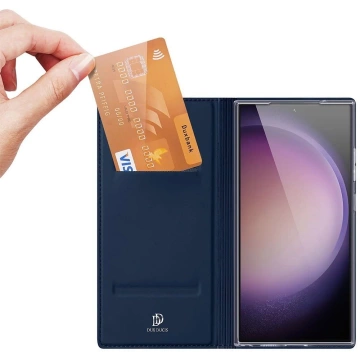 Puzdro DUX DUCIS Skin Pro - flipové puzdro pre Samsung Galaxy S24 modré