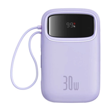 Powerbank Baseus QPow 2 10000mAh 30W 2xUSB-C Purple