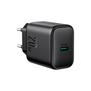 Мережевий зарядний пристрій Joyroom USB-C PD 20 Вт - чорний