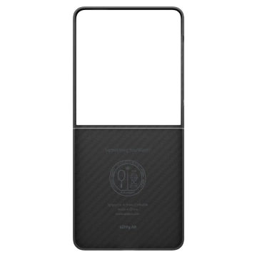 Etui Galaxy Z Flip 7 Spigen AirSkin Aramid Black Smukłe