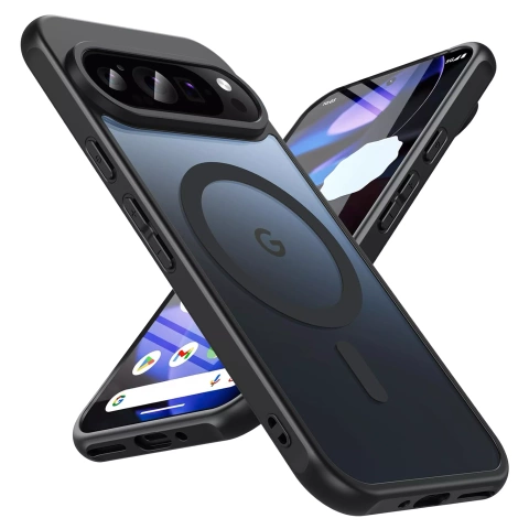 Puzdro pre Google Pixel 9/ 9 Pro Alogy MagSafe Hybrid Matte Case Zadný kryt pre MagMat Phone Matte Black