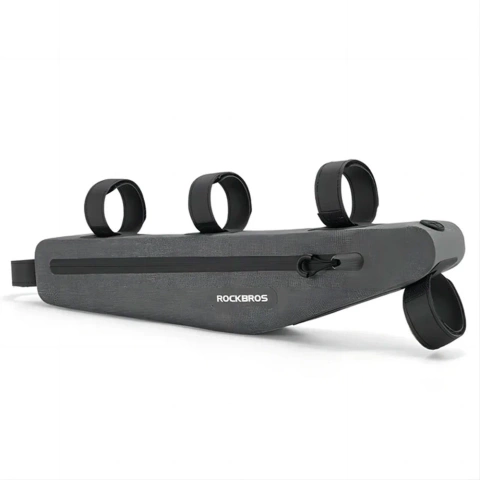 Taška na rám bicykla Rockbros AS-052, 1,5 l, sivá, vodotesná