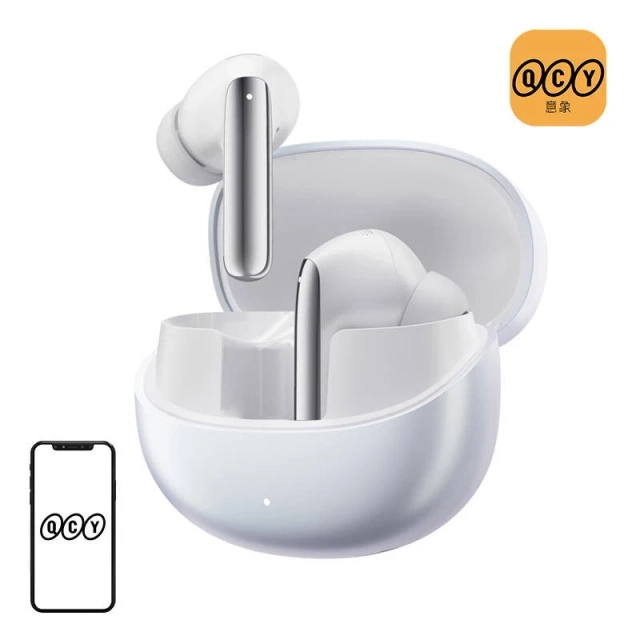 Slúchadlá TWS QCY MeloBuds Pro HT08, ANC (biele)