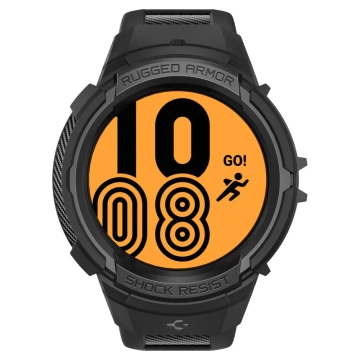 Pasek Spigen Rugged Armor „Pro“ für Samsung Galaxy Watch 5 Pro (45 mm) Schwarz
