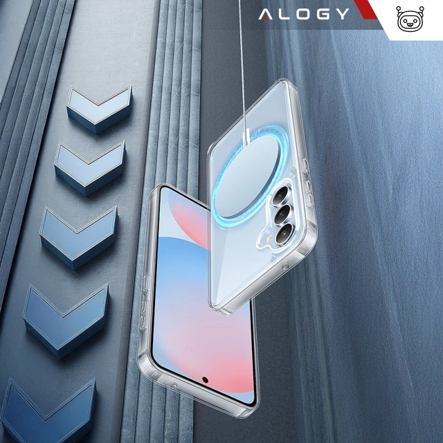 Puzdro pre Apple iPhone 16 Pro Max Alogy Anti-Shock Hybrid Case pre MagSafe Transparent