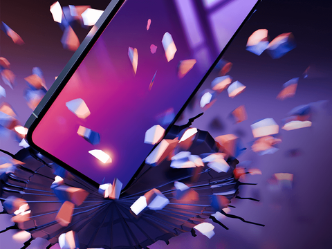 Prywatyzujące szkło hartowane do Apple iPhone 16 - 3mk Rainbow Privacy