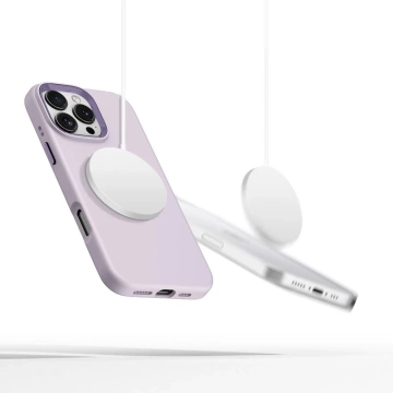 Etui Tech-Protect Silicone Pure MagSafe iPhone 16 Pro Max Mauve