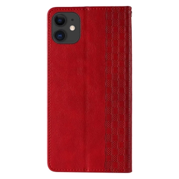 Magnet Strap Case case for iPhone 12 wallet case mini lanyard pendant red