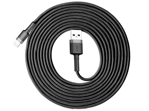Baseus Cafule USB Lightning kábel pre iPhone iPad iPod 2A 3m čierny