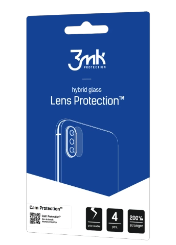 Hybrid Glass for Camera Lens 3MK Lens Protect Sony Xperia 5 IV [4 PACK]