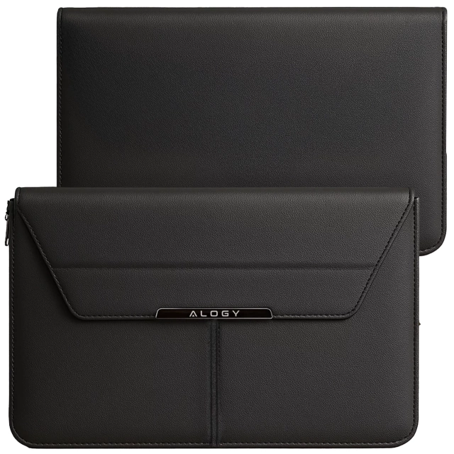Alogy FlexCase Pro Multifunktionale, faltbare Laptoptasche mit Ständer und Mauspad für MacBook 13/14" Schwarz
