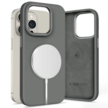 Etui do iPhone 15 Pro Max Tech-Protect Silicone Pure MagSafe Clay