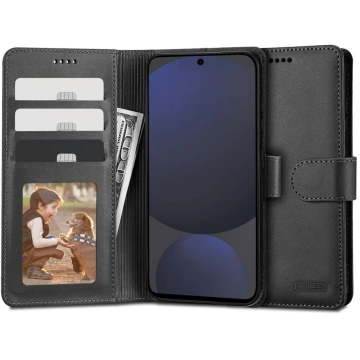 Etui Tech-Protect Wallet do Samsung Galaxy S24 FE Czarny