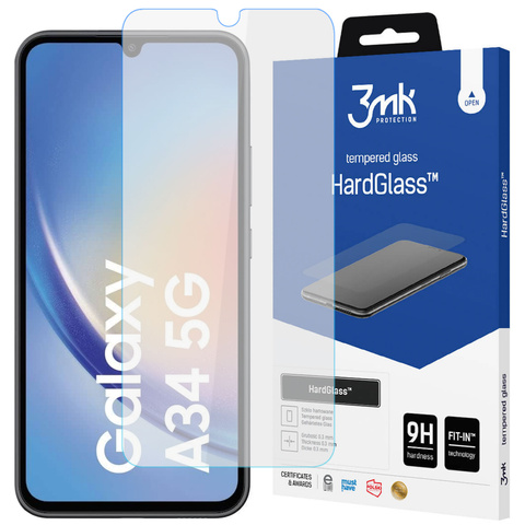 Glass for Samsung Galaxy A34 5G - 3mk HardGlass™