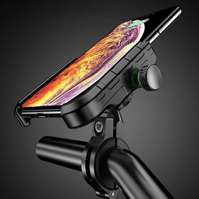 Kewig KWG-M8 motorcycle phone holder with QC 3.0 charger
