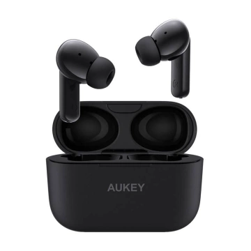 Bezdrôtové slúchadlá Aukey EP-M1NC TWS čierne – Bluetooth 5.1, ANC, 24H