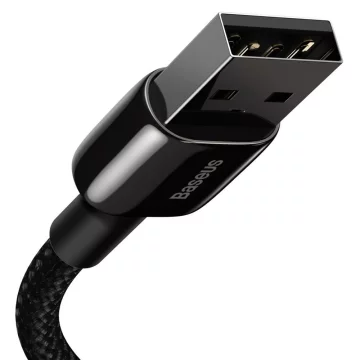 Baseus Tungsten USB kábel - Lightning 2,4 A 2 m čierny (CALWJ-A01)