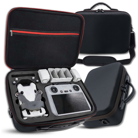 Hard Case Kufor Puzdro pre DJI Mini 4 Pro / DJI Mini 3 Pro / Mini 3 Drone Hard with Rep Hard Case Alogy Black