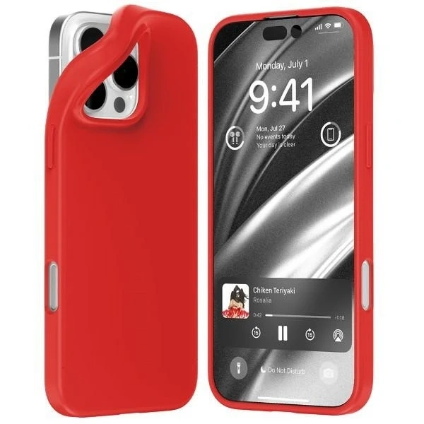 Mercury Soft Case for iPhone 16 Pro Max 6.9" Red