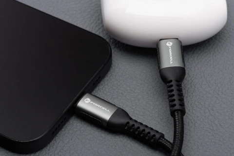 Кабель USB-C до USB-C Forcell 240W 5A QC 4.0 PD нейлоновий 3m Laptop Turbo