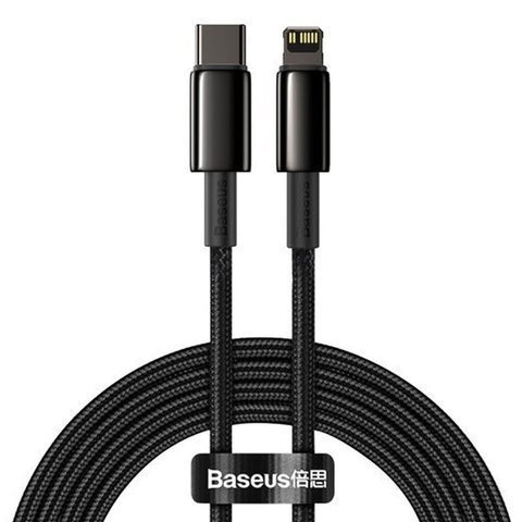Kábel 2m Baseus przewód USB-C Type C na Lightning PD 20W Black
