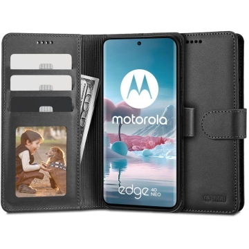 Etui Portfelowe do Motorola Edge 40 Neo Tech-Protect Wallet Czarny