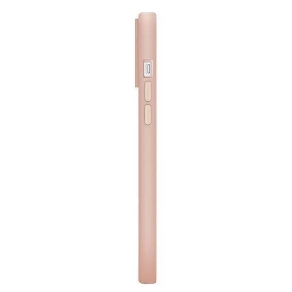 UNIQ-Hülle Lino Hue iPhone 13 Pro / 13 6.1 "Rosa / Blush Pink MagSafe