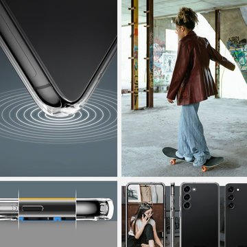 Spigen Liquid Crystal Schutzhülle für Samsung Galaxy S23 Crystal Clear