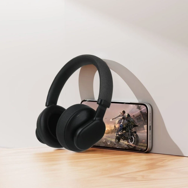 Forcell F-Audio ANC Touch Beat Kabellose On-Ear-Kopfhörer Schwarz