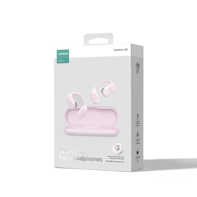 Joyroom Openfree JR-OE1 TWS Wireless On-Ear Headphones - Pink