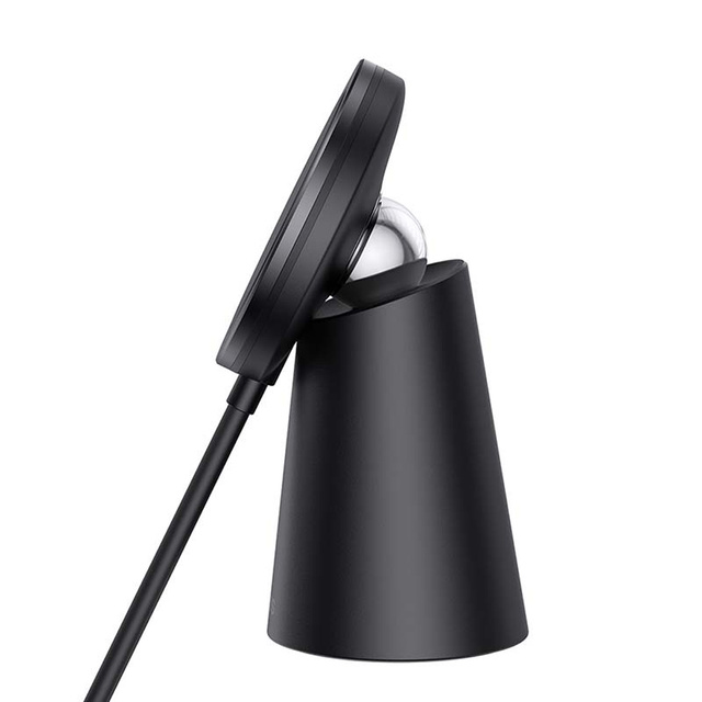 Тримач бездротового індукційного зарядного пристрою Baseus Magnetic stand for MagSafe 15W Black