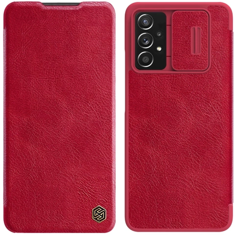 Nillkin Qin leather holster for Samsung Galaxy A73 red