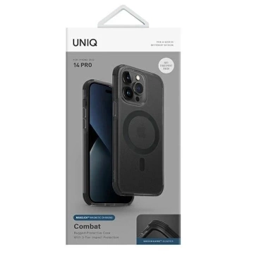 Etui do iPhone 14 Pro UNIQ Combat MagClick Czarne MagSafe