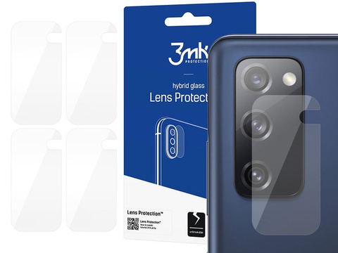 Glass x4 for camera lens 3mk Flexible Glass for Samsung Galaxy S20 FE