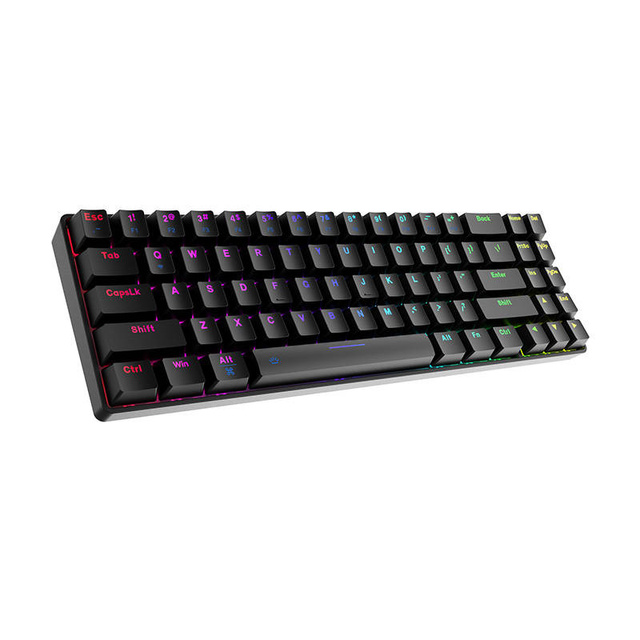 Dareu EK871 Bluetooth 2.4G RGB Kabellose mechanische Tastatur (Schwarz)