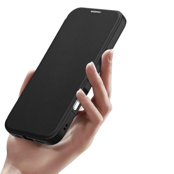 Чохол-книжка MagSafe для iPhone 16 Pro Dux Ducis Skin X Pro, чорний