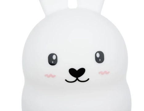 Дитячий світлодіодний силіконовий нічник 9 кольорів Lamp Bunny rabbit пульт
